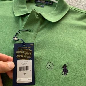 Brand new polo tee,l